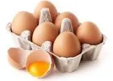 boite de 6 oeufs frais de mes p'tites poules élevées plein air ou BIO de la Drôme.